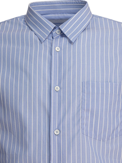 Prada Striped cotton shirt - Light Blue