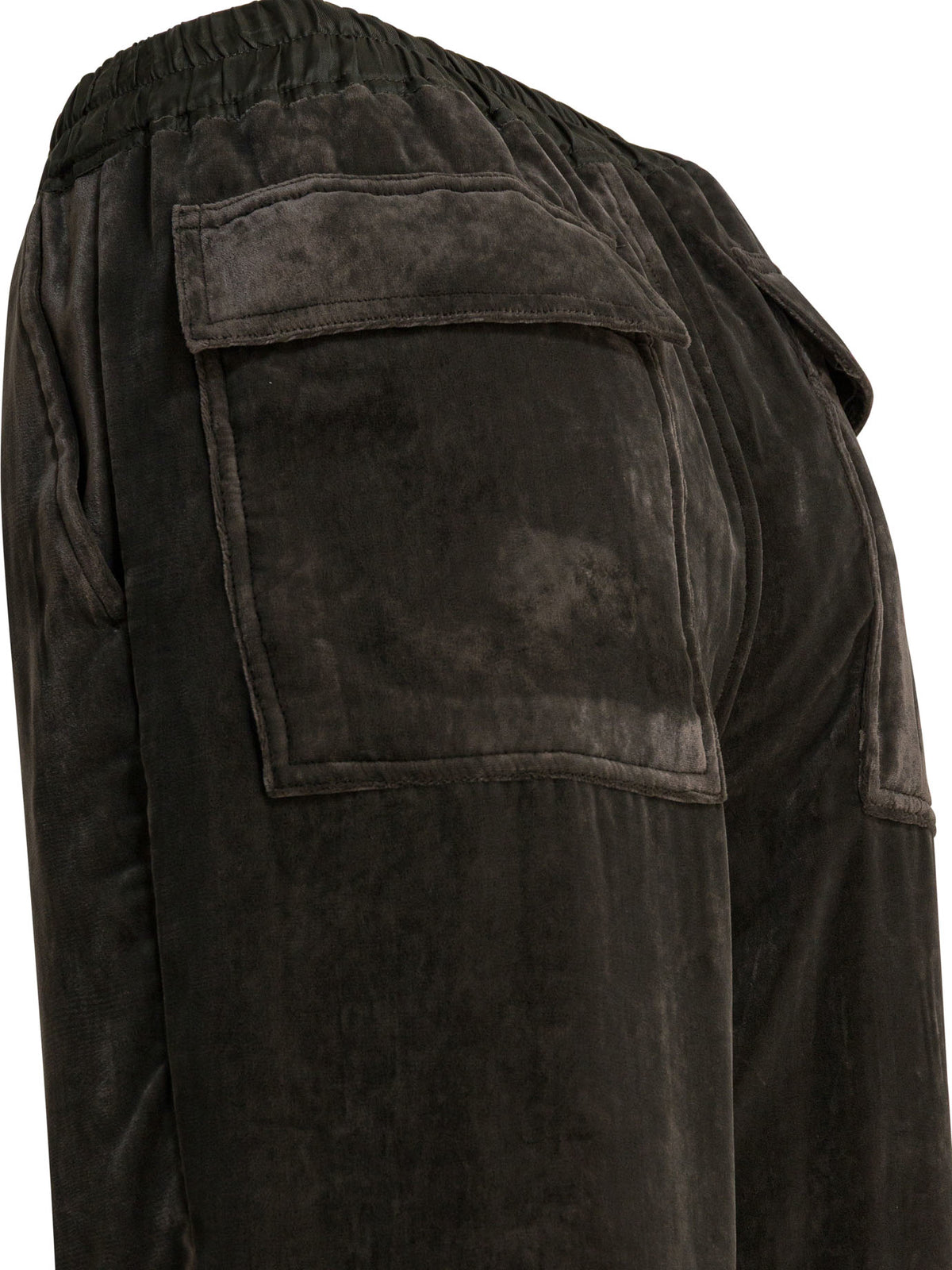 Rick Owens Velvet wide-leg pants - Green
