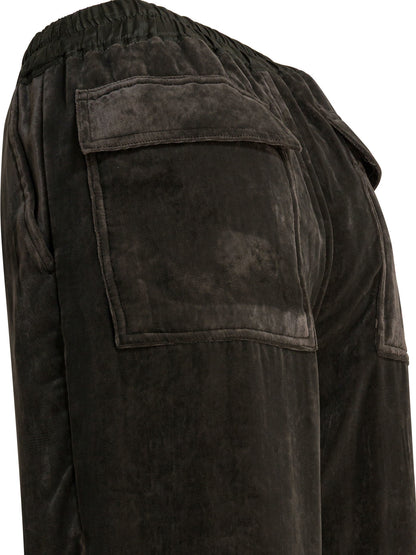 Rick Owens Velvet wide-leg pants - Green