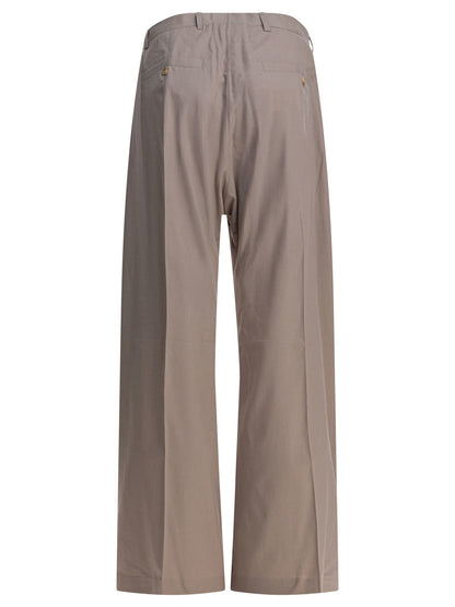 Rick Owens "Tailored Wide Belas" Pants - Beige
