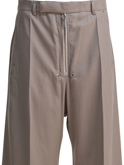 Rick Owens "Tailored Wide Belas" Pants - Beige