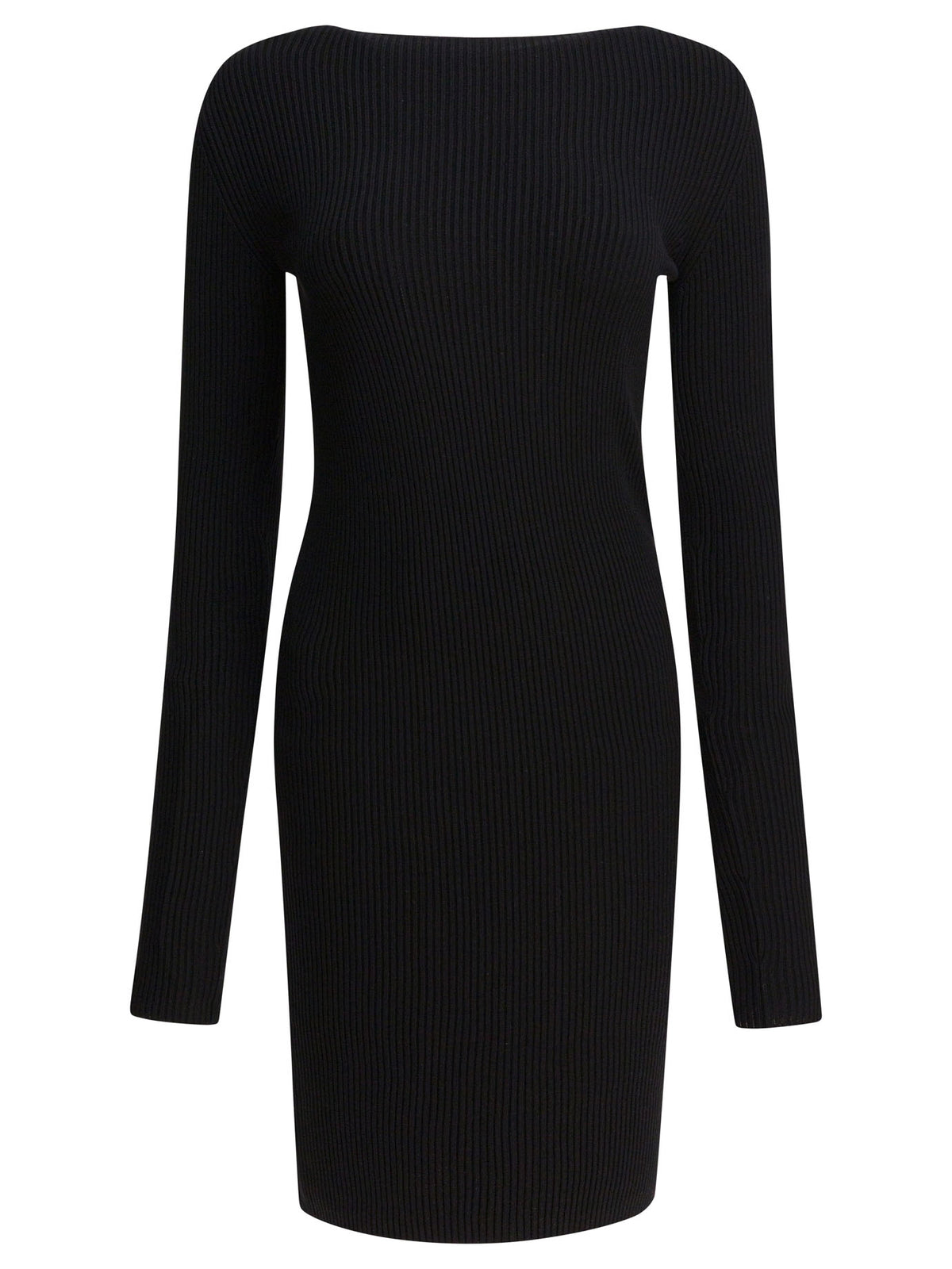 Rick Owens Sheath dress with long sleeves - Black