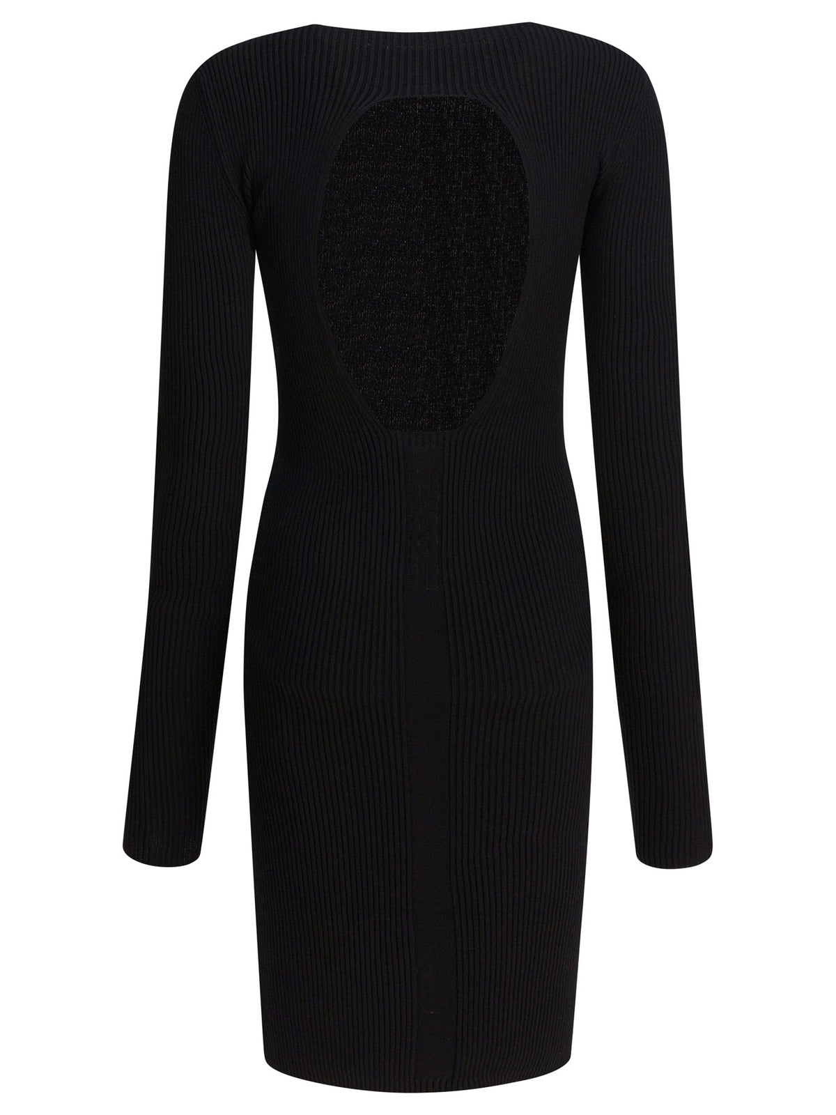 Rick Owens Sheath dress with long sleeves - Black