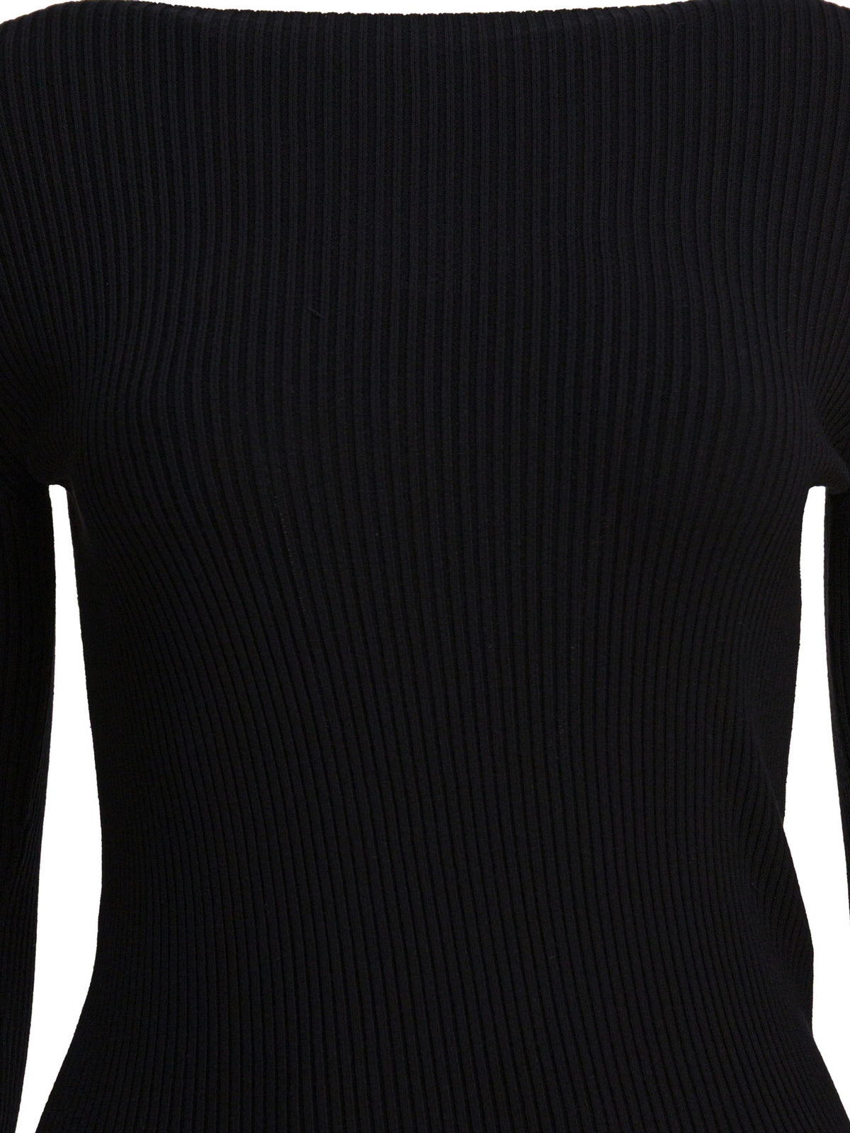 Rick Owens Sheath dress with long sleeves - Black