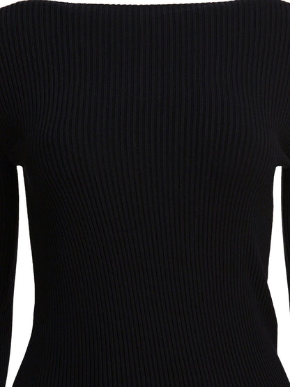 Rick Owens Sheath dress with long sleeves - Black