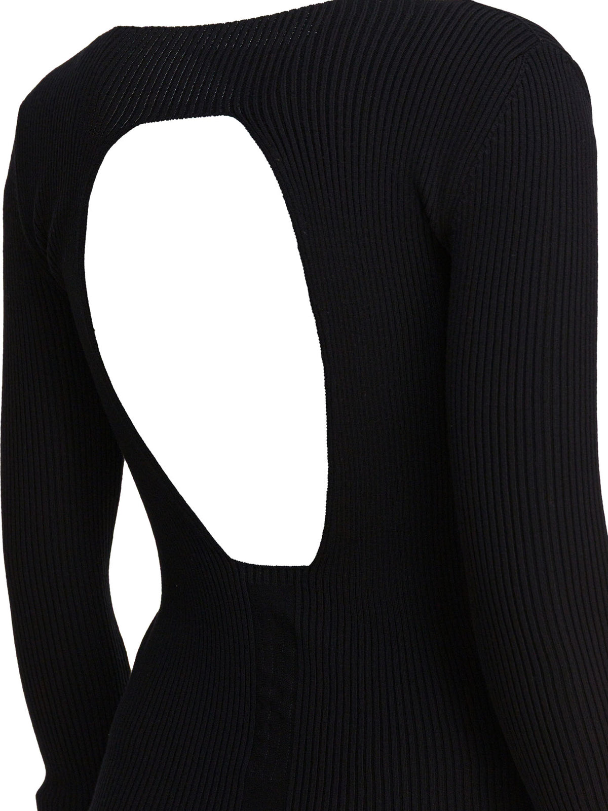 Rick Owens Sheath dress with long sleeves - Black