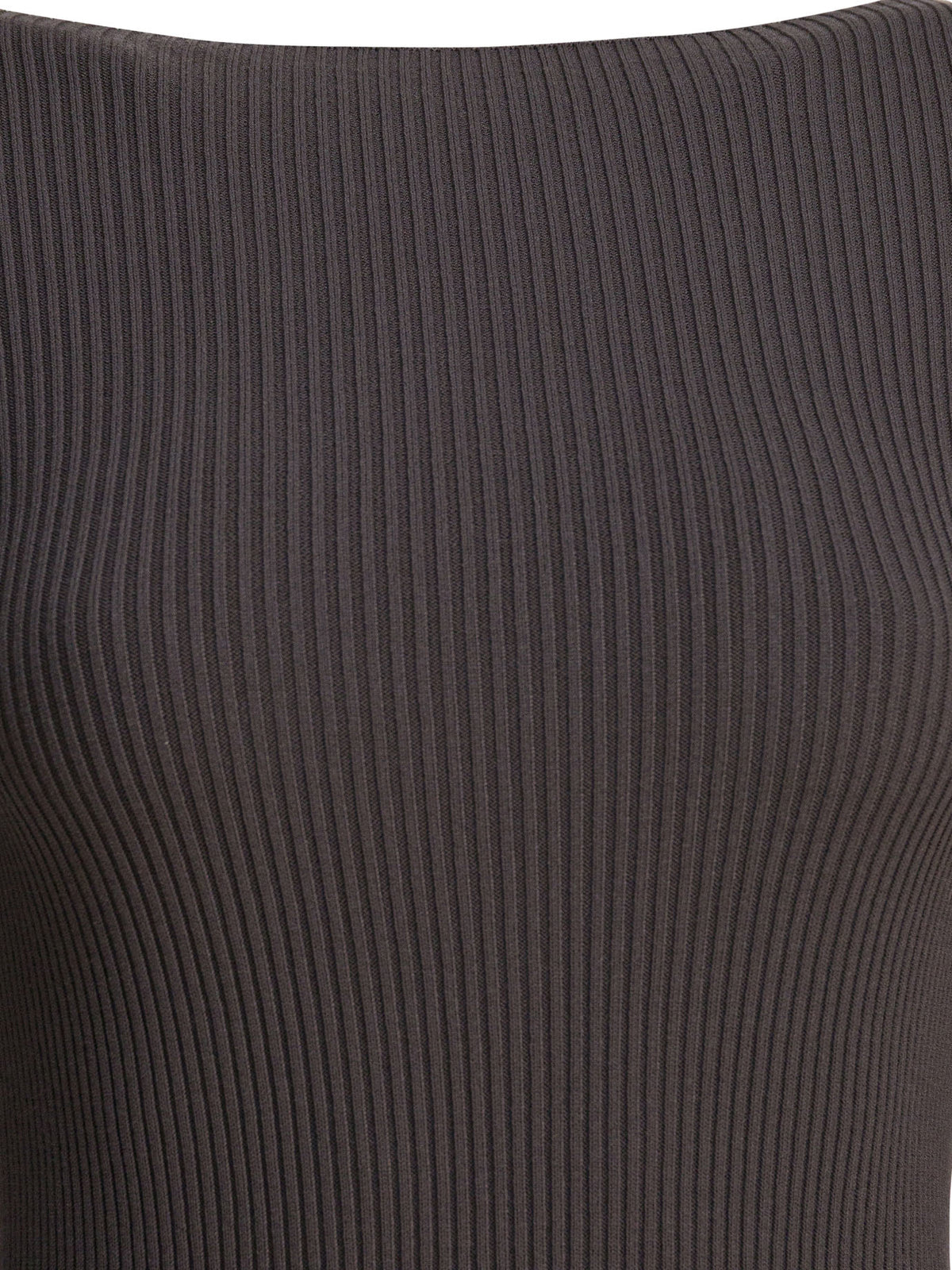 Rick Owens Sheath dress with long sleeves - Grey