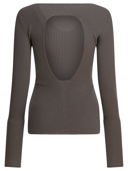 Rick Owens Ribbed sweater - Grey