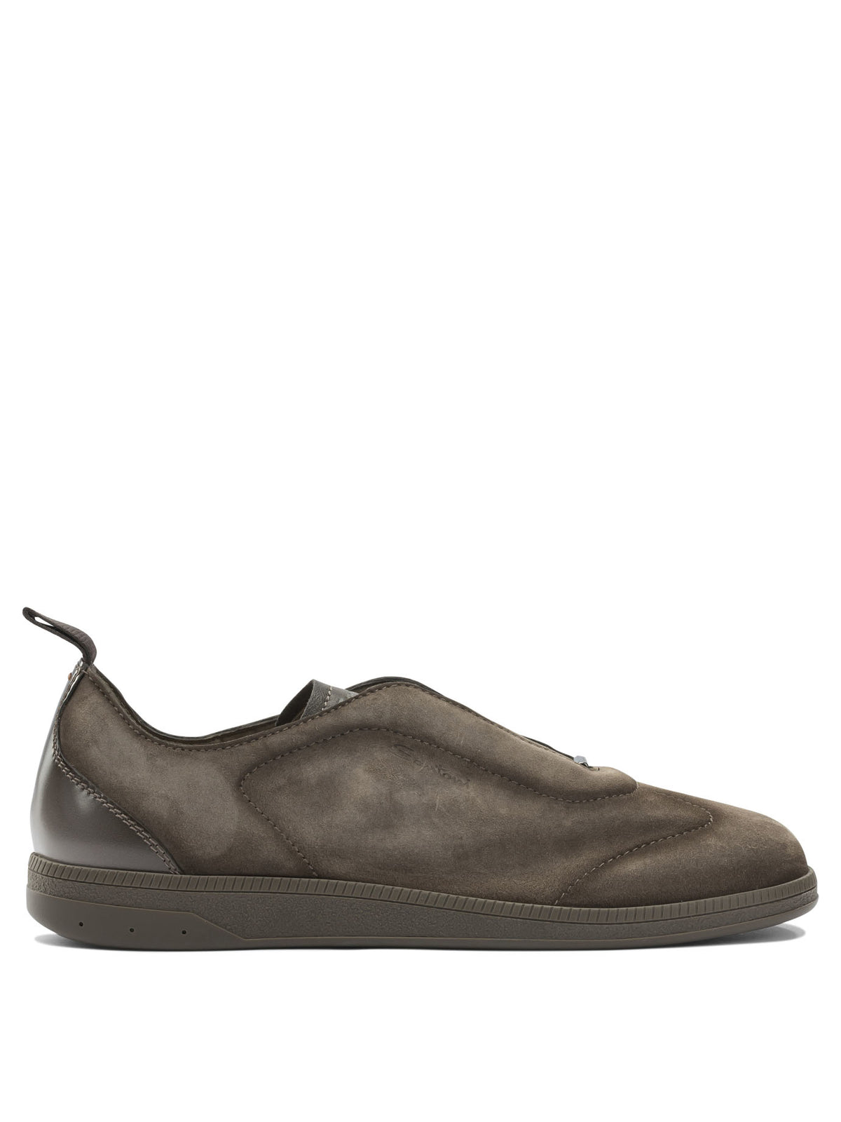 Santoni Sneaker with elastic laces - Beige