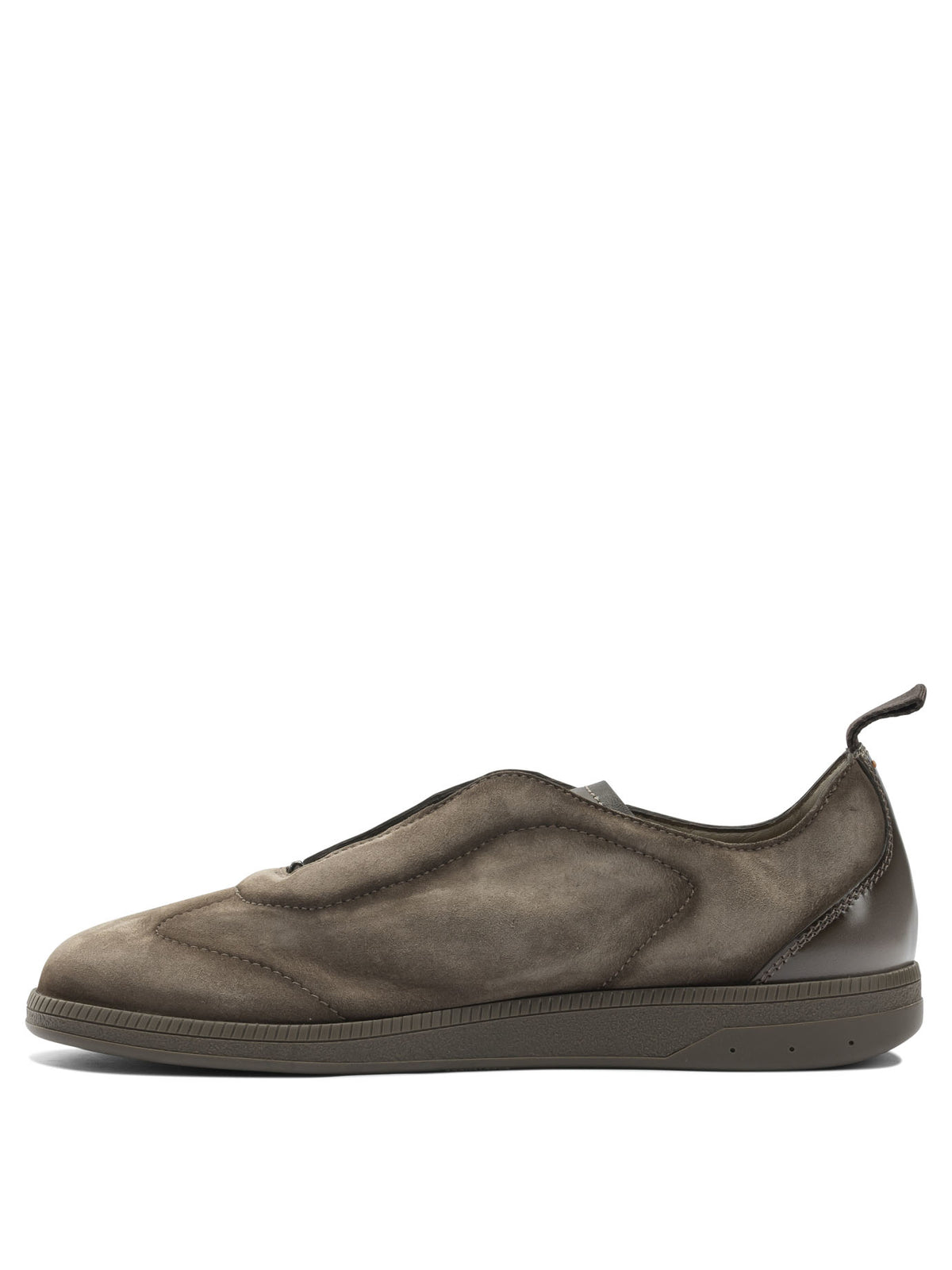 Santoni Sneaker with elastic laces - Beige