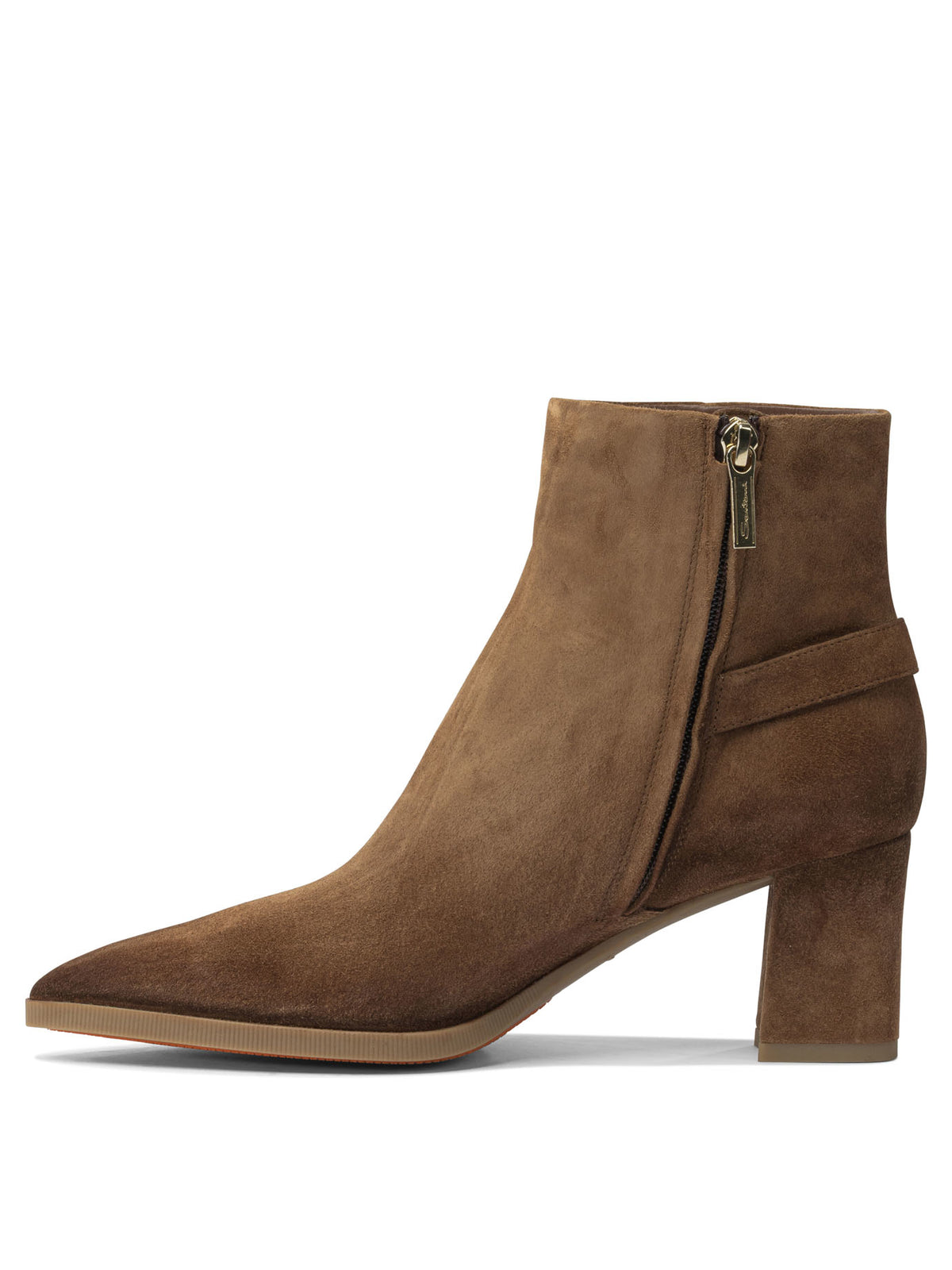 Santoni Suede ankle boots 65mm - Brown