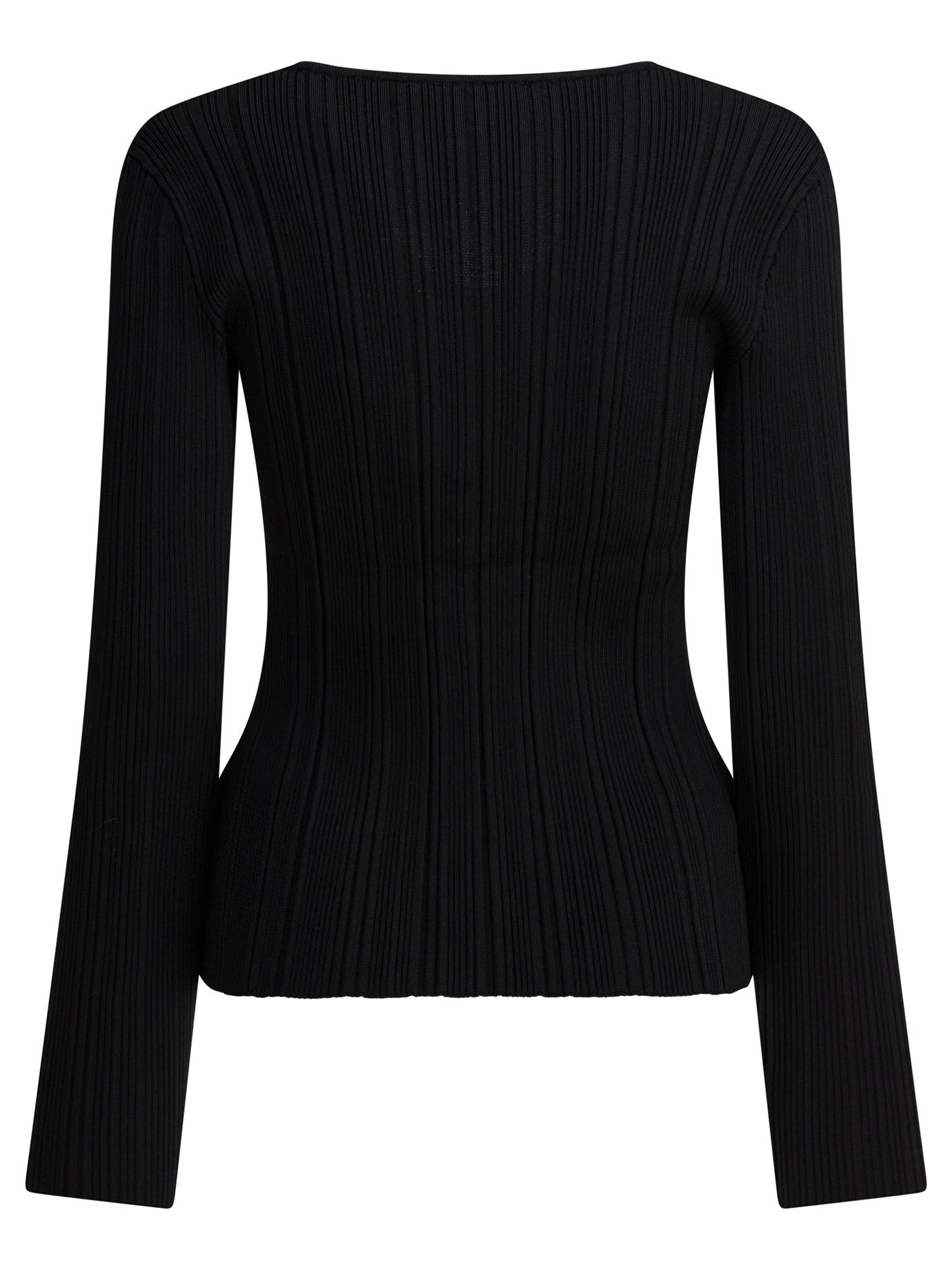 Self-Portrait Top with lace - Black