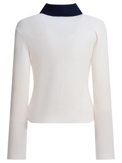 Self-Portrait Merino wool cardigan - Beige