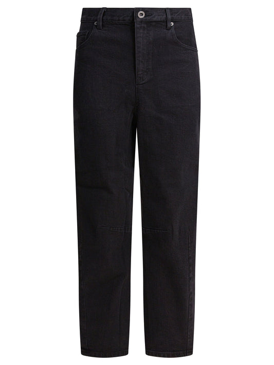 Self-Portrait Wide leg jeans - Black