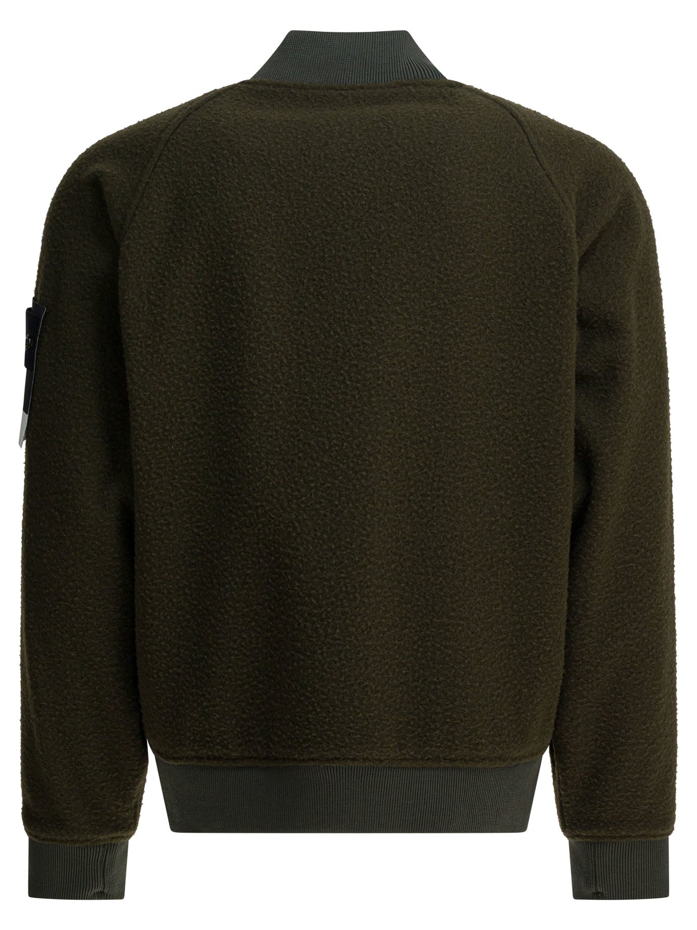 Stone Island Waterproof wool and nylon bomber jacket - Green