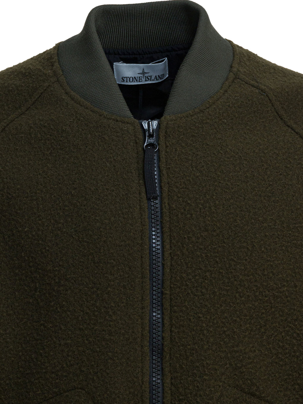 Stone Island Waterproof wool and nylon bomber jacket - Green