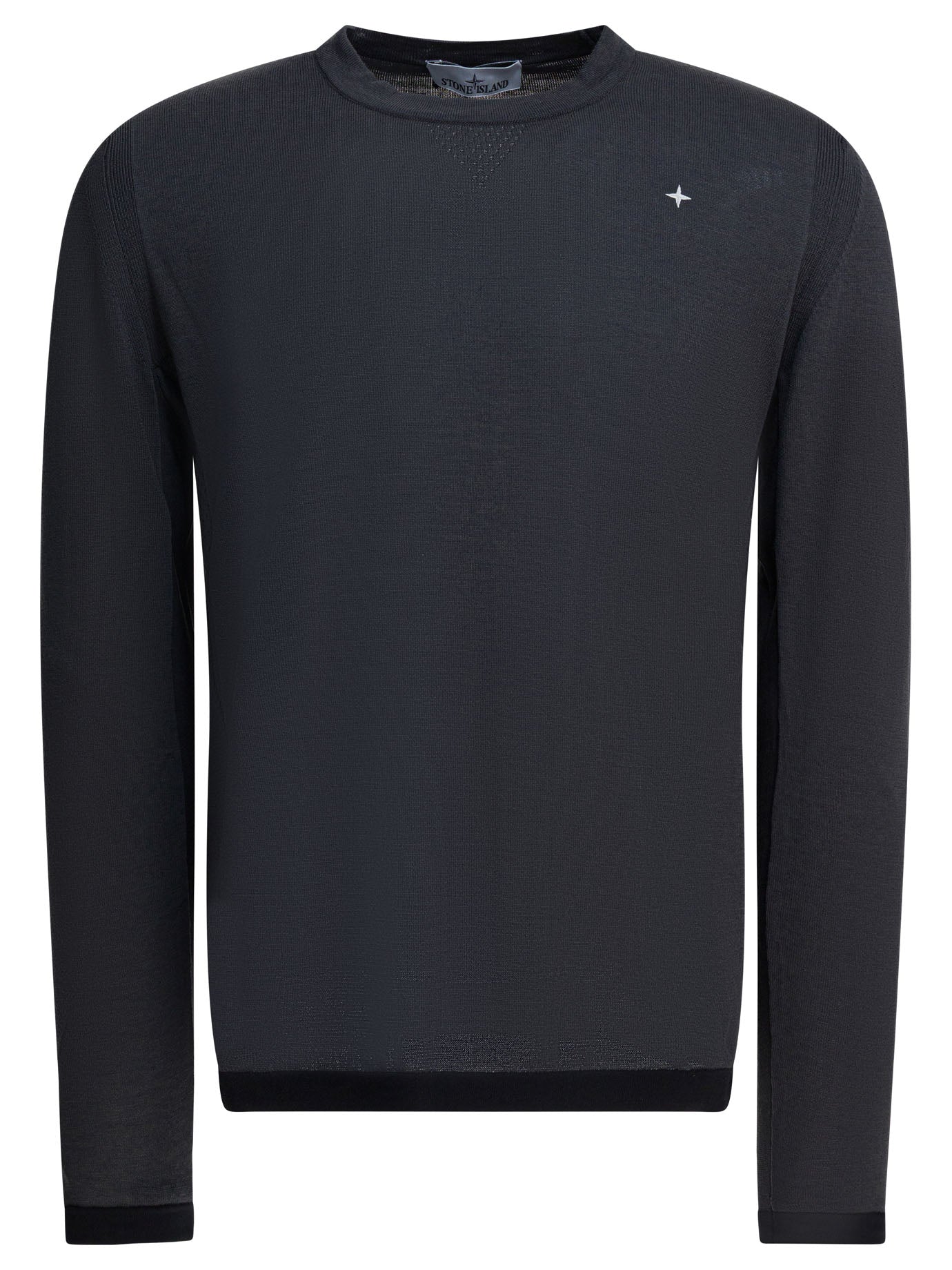Stone Island Wool-blend crew-neck sweater - Grey