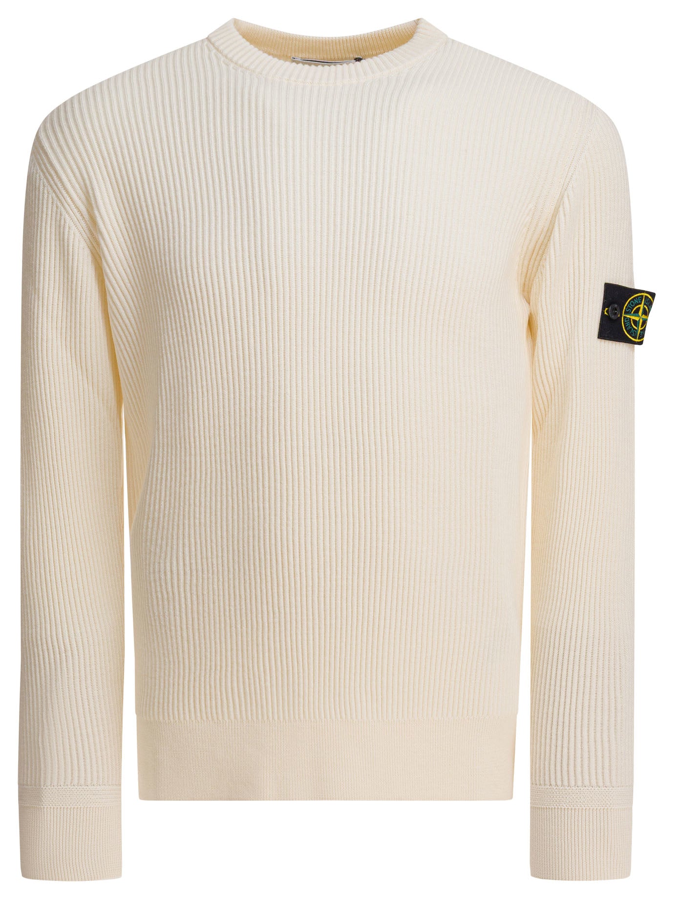 Stone Island RWS wool crew-neck sweater - White