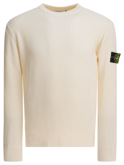 Stone Island RWS wool crew-neck sweater - White