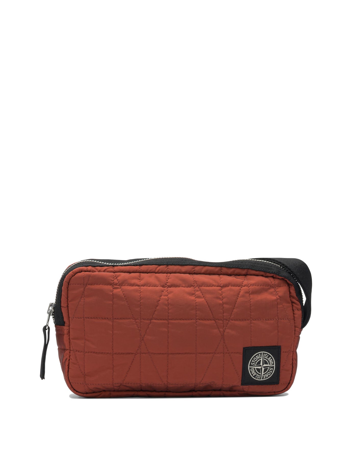 Stone Island Quilted Nylon Metal Clutch Bag - Red