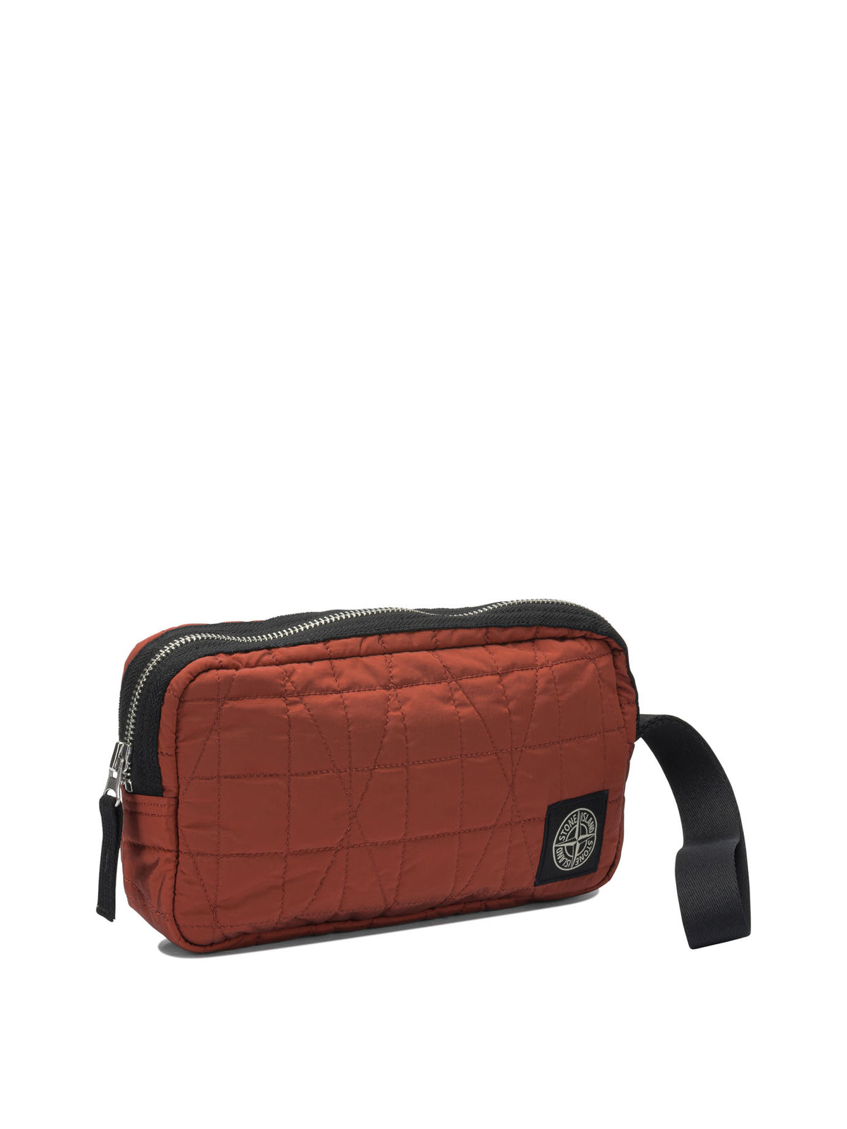 Stone Island Quilted Nylon Metal Clutch Bag - Red