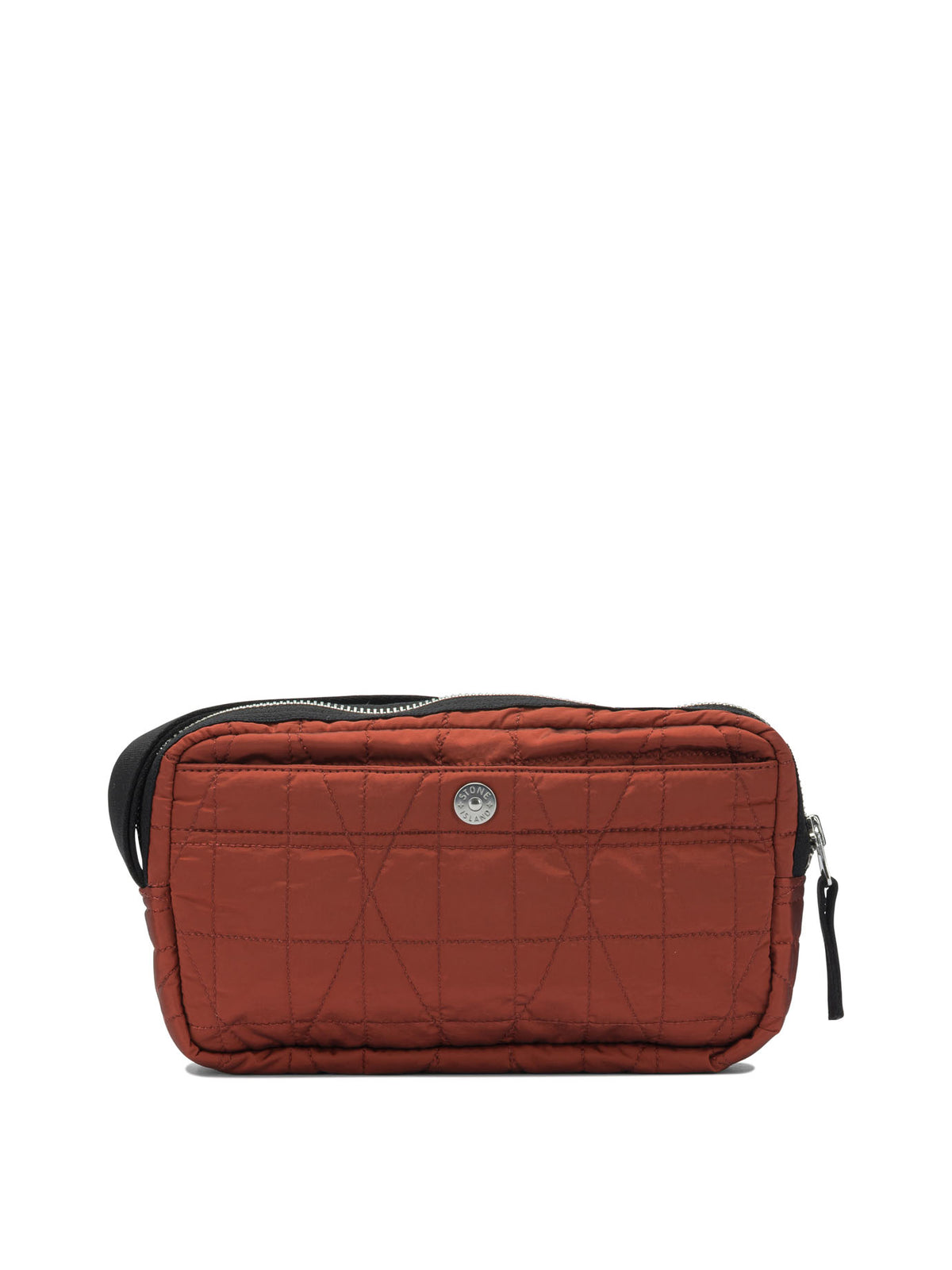 Stone Island Quilted Nylon Metal Clutch Bag - Red