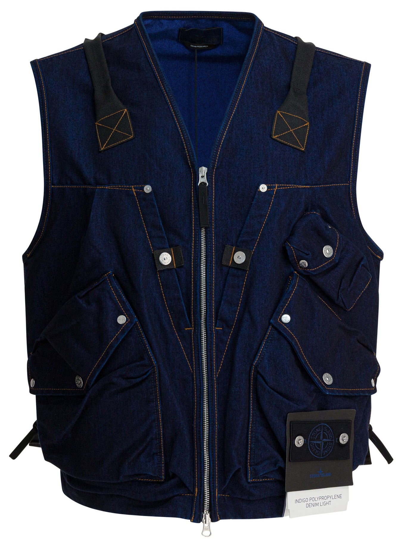 Stone Island Sleeveless utility jacket - Blue