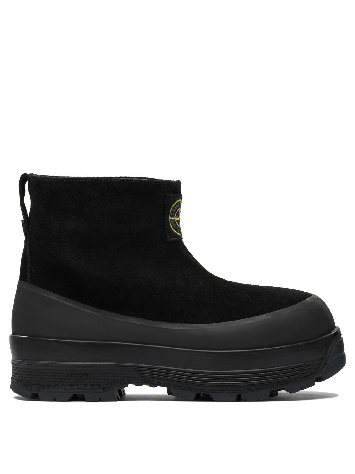 Stone Island Suede ankle boot - Black