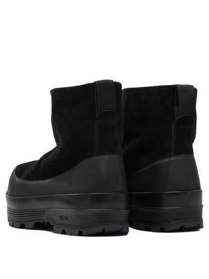 Stone Island Suede ankle boot - Black