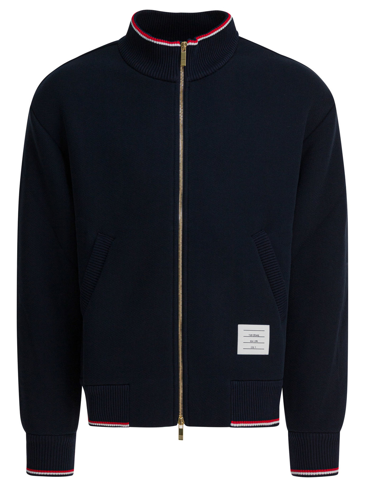 Thom Browne Zipper Sweatshirt - Blue