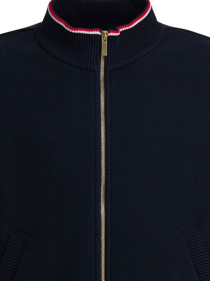 Thom Browne Zipper Sweatshirt - Blue