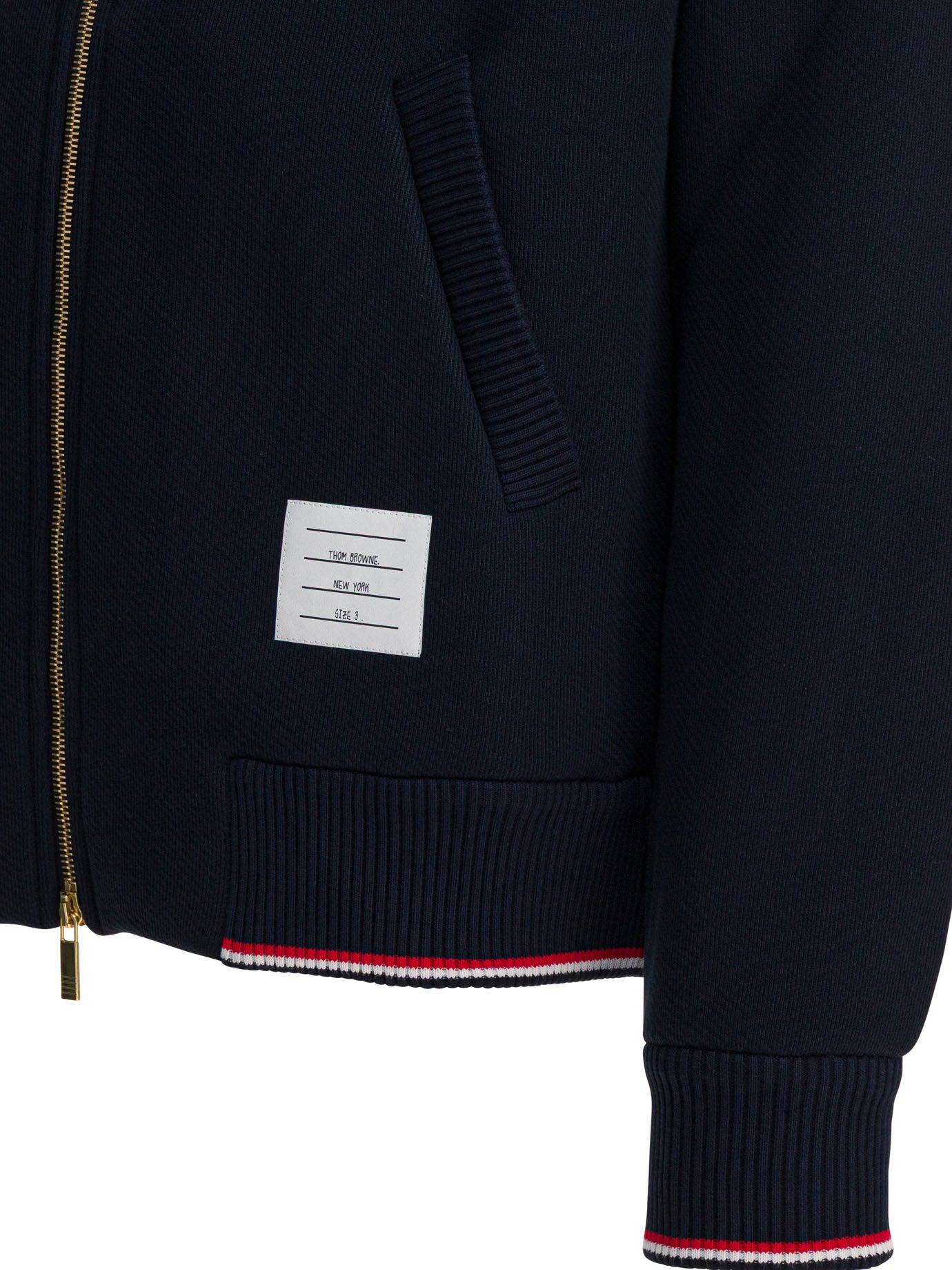 Thom Browne Zipper Sweatshirt - Blue