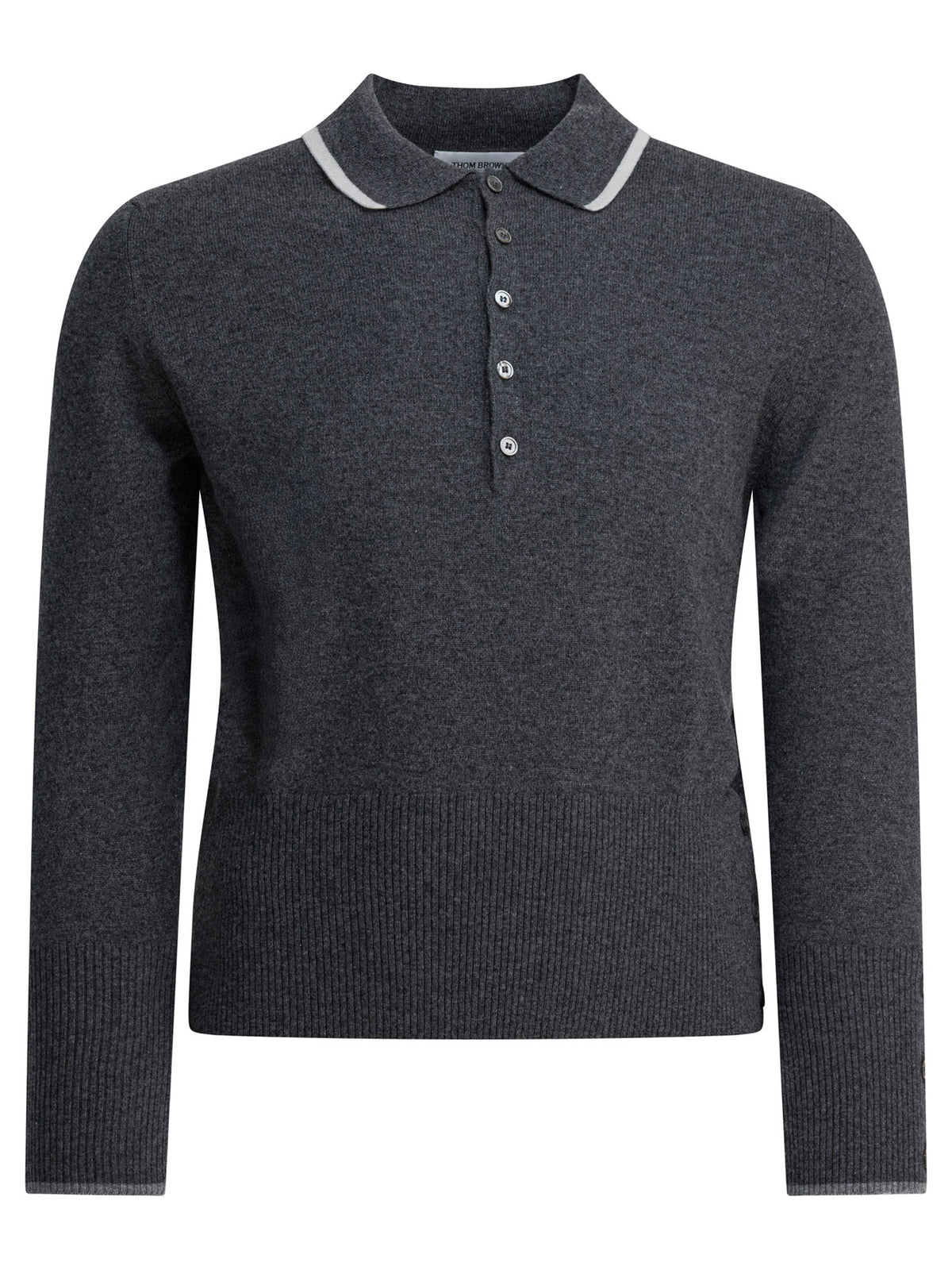 Thom Browne "Browne 65" polo shirt - Black