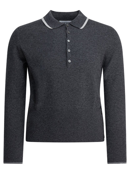 Thom Browne "Browne 65" polo shirt - Black