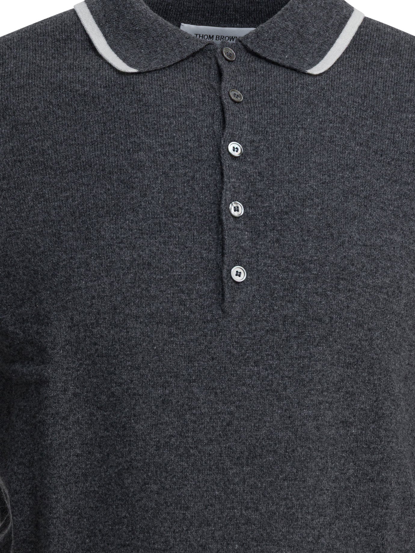 Thom Browne "Browne 65" polo shirt - Black