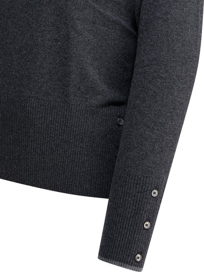 Thom Browne "Browne 65" polo shirt - Black