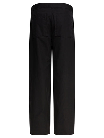 Toteme Casual cotton pants - Black