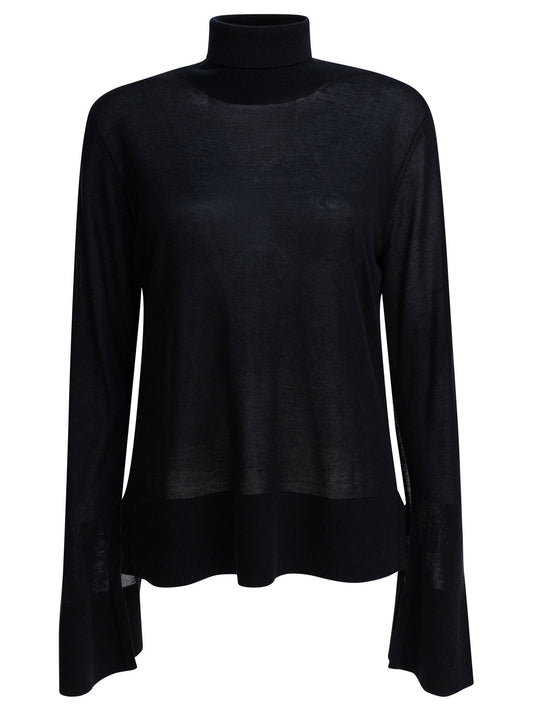 Toteme Cashmere blend turtleneck sweater - Black