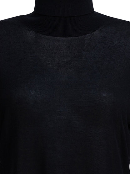 Toteme Cashmere blend turtleneck sweater - Black