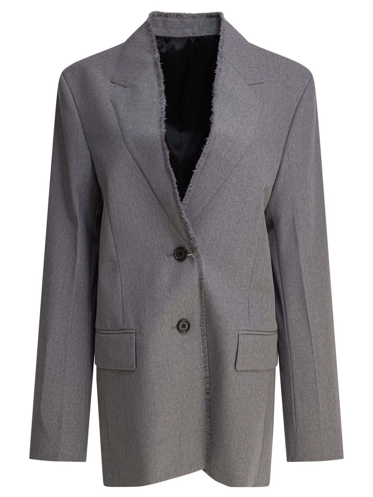 Toteme "Raw Lapel" Blazer - Grey