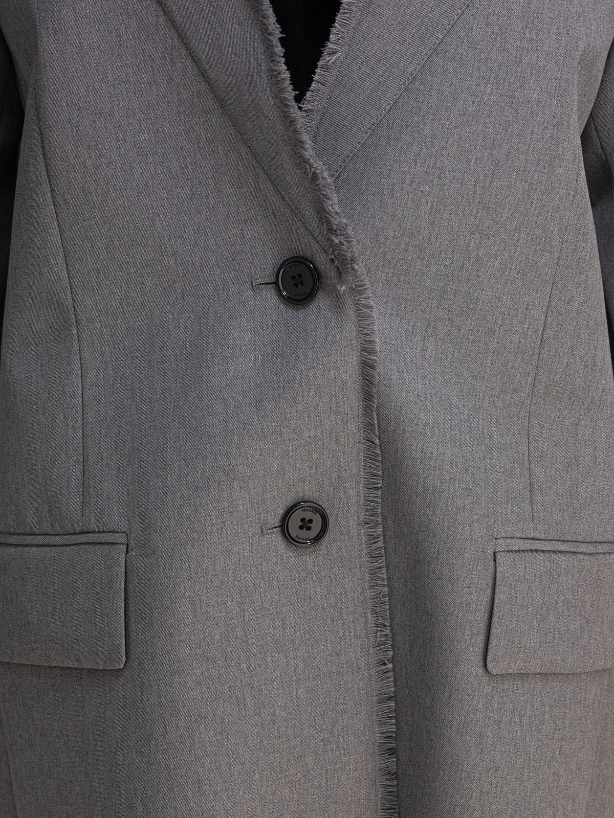 Toteme "Raw Lapel" Blazer - Grey