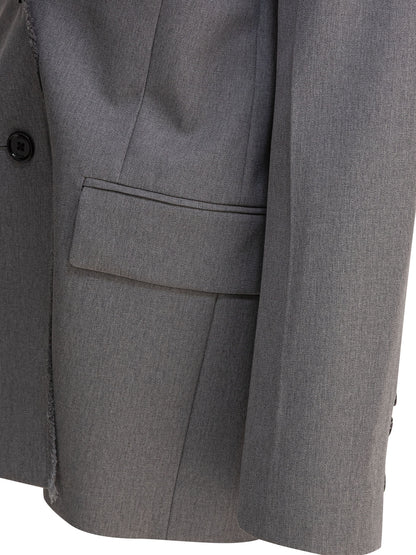 Toteme "Raw Lapel" Blazer - Grey
