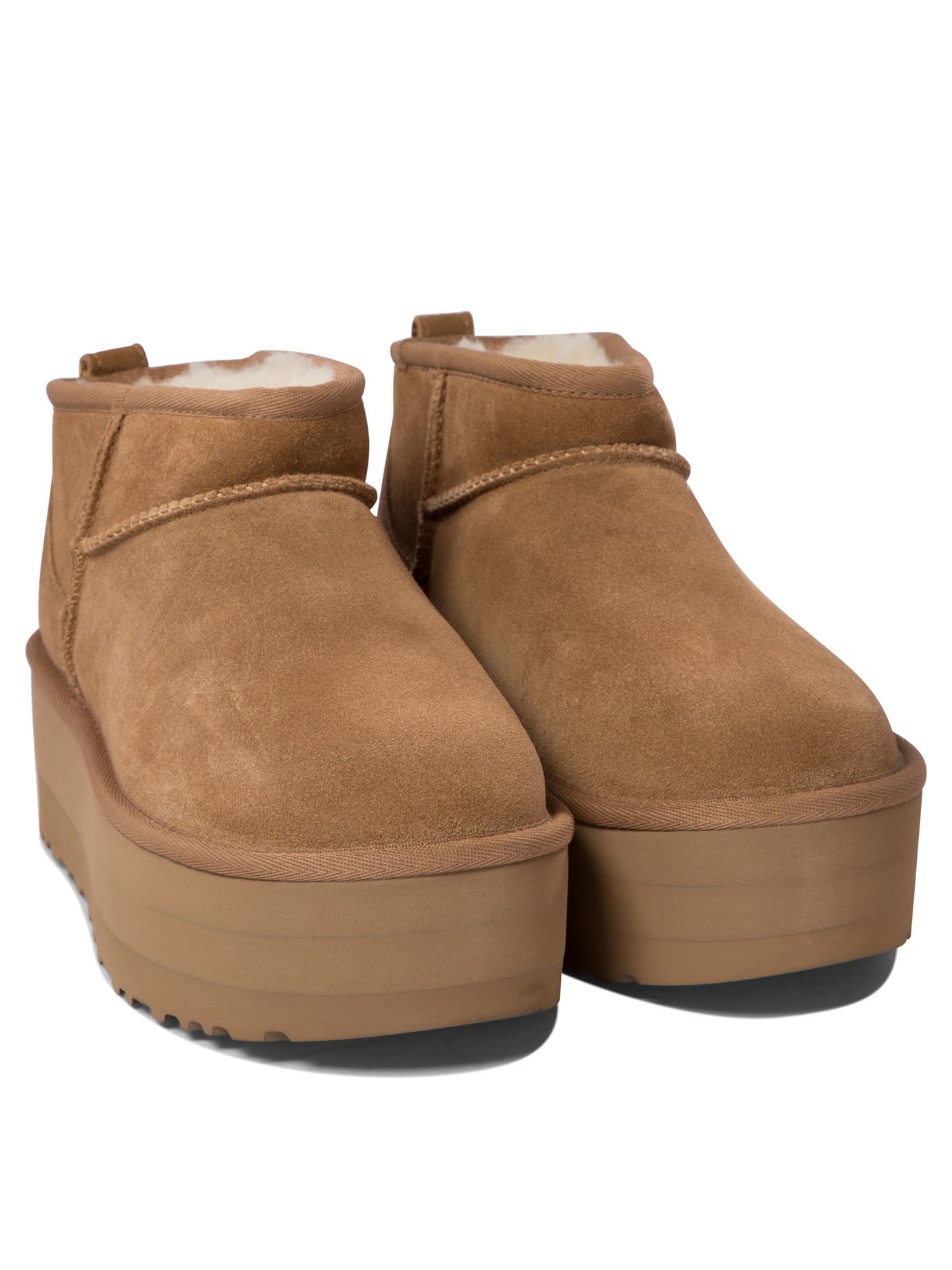 Ugg "Classic Ultra Mini Platform" ankle boots - Brown