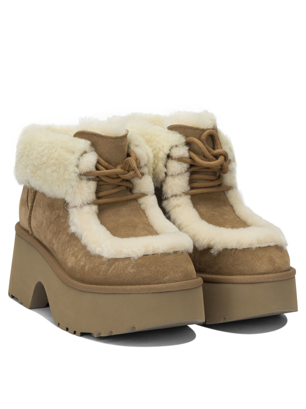 Ugg "Classic Esmee" ankle boots - Brown