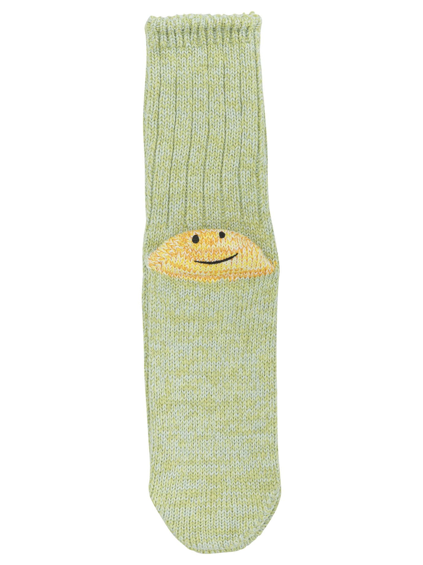 Kapital "Rainbow Happy Heel" Socks - Green