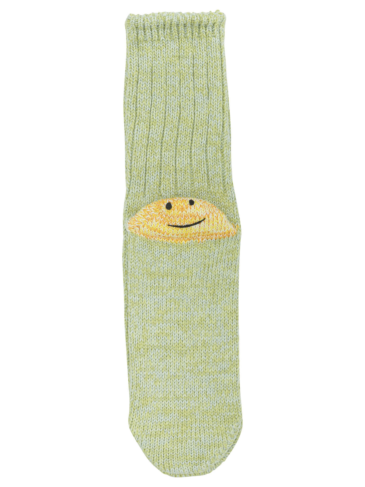 Kapital "Rainbow Happy Heel" Socks - Green