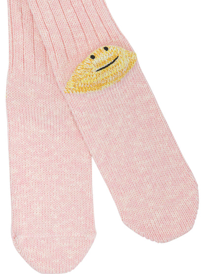 Kapital "Rainbow Happy Heel" Socks - Pink