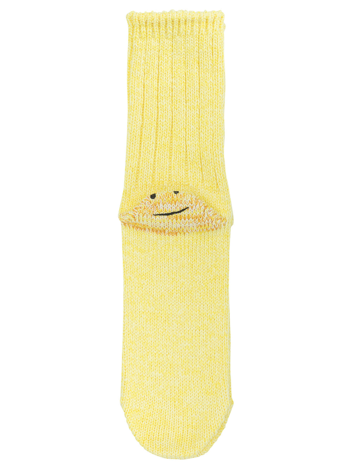 Kapital "Rainbow Happy Heel" Socks - Yellow