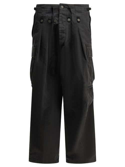 Kapital "Rip Stop Jumbo" Cargo pants - Black