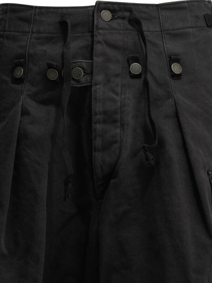 Kapital "Rip Stop Jumbo" Cargo pants - Black